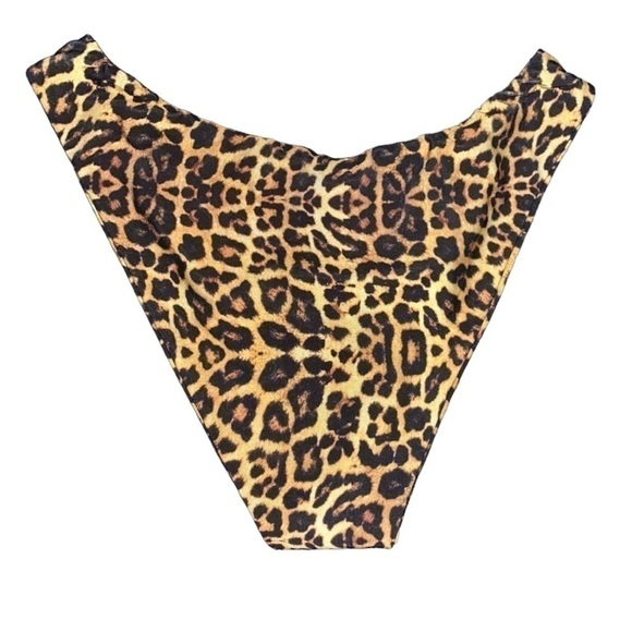 PRETTY Little Things leopard print bikini bottom Size 12 - Picture 6 of 11
